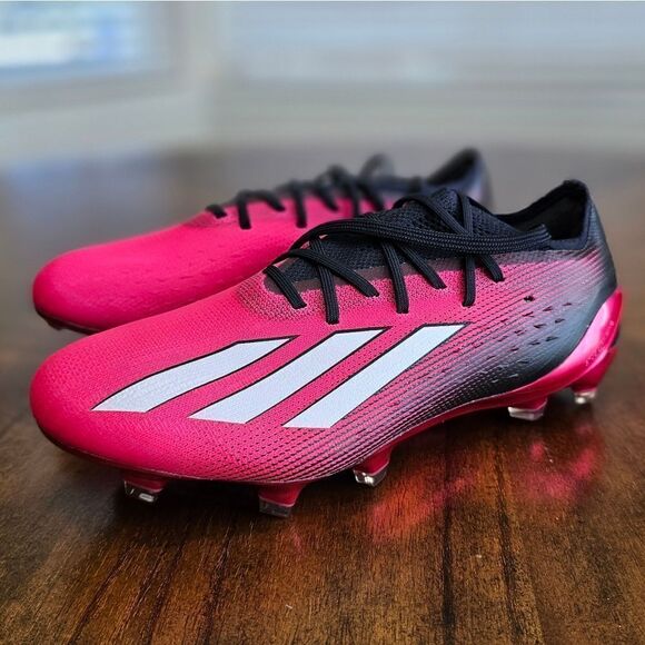 Adidas X Speedportal.1 AG/FG Soccer Cleats Shoes Women's 7 Pink Black Messi New - Picture 3 of 10
